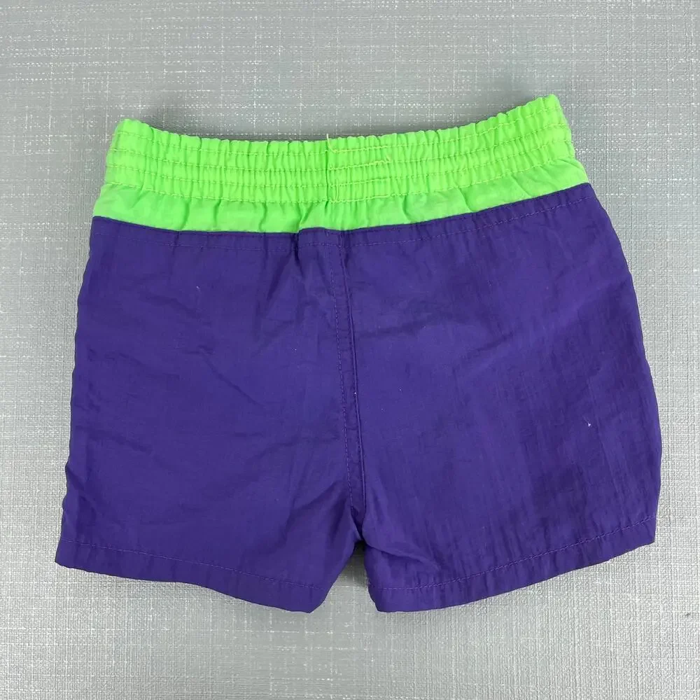 Vintage French Toast Surfer Dude Swim Trunks 12 Months